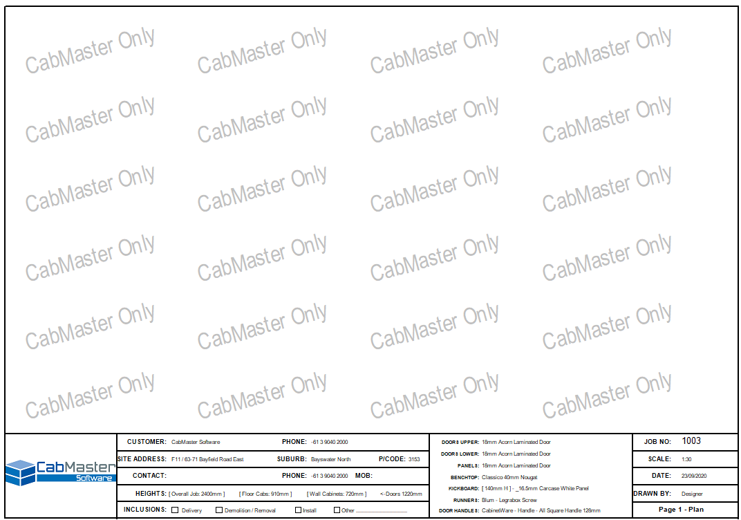 *A4 Landscape Template for V12.1 – with Watermark